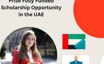 Zayed Sustainability Prize 2026 Fully Funded Scholarship Opportunity in the UAE